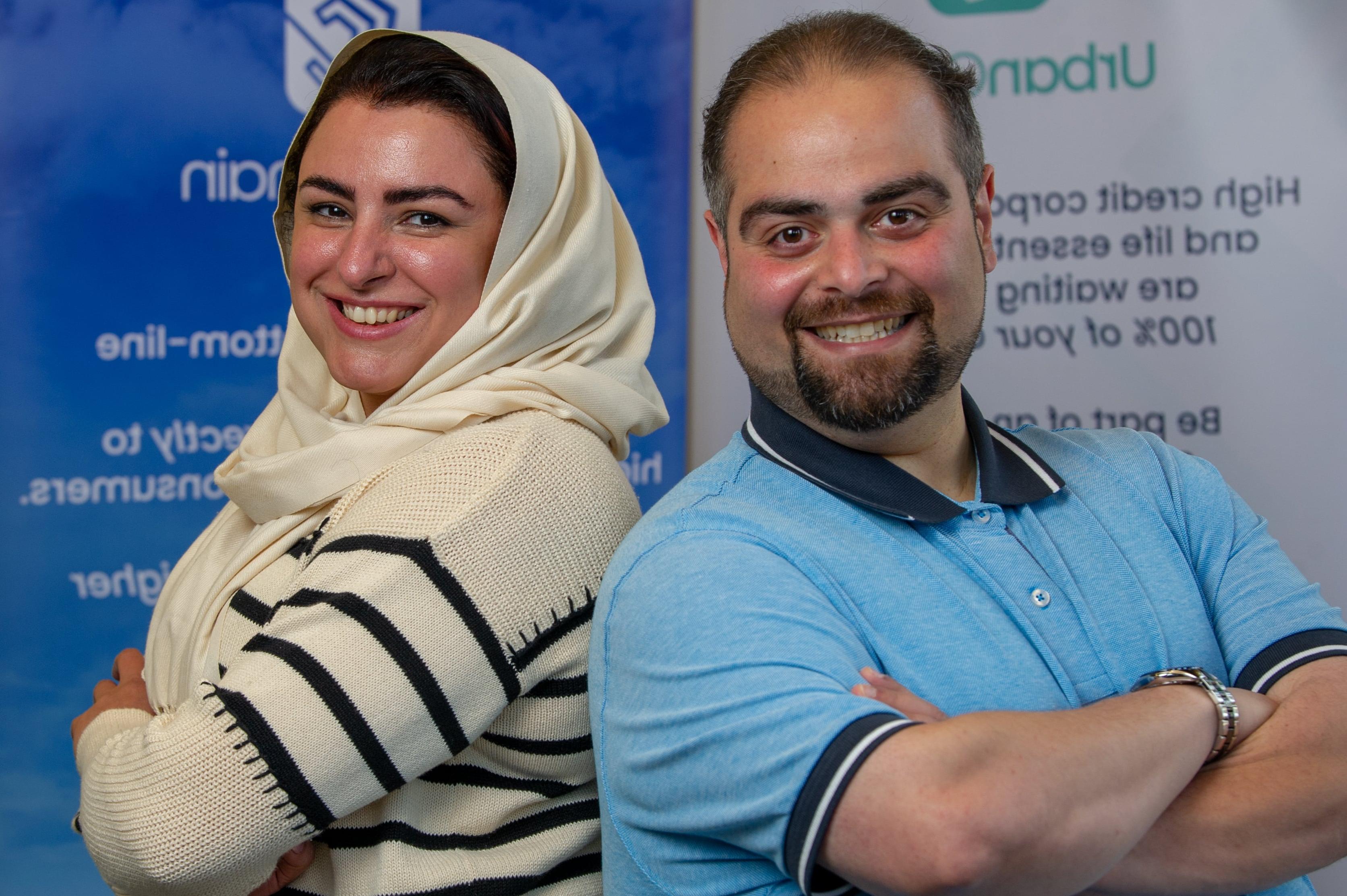 UrbanChain founders Mo Hajhashem and Somayeh Taheri